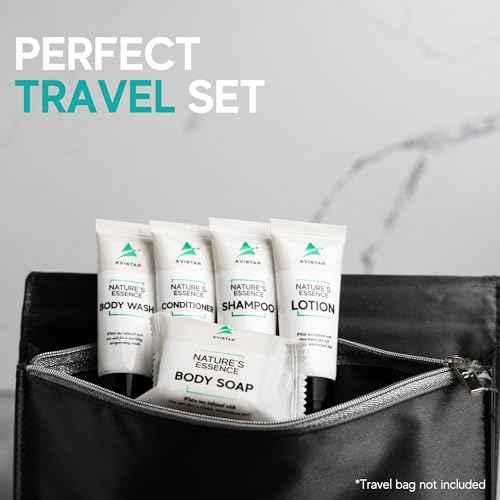 270 Piece Hotel Soap & Bulk Toiletries - Travel Essentials for Hosts & Guests - Hotel Shampoo & Conditioner Supplies for Guests, Hotel Toiletries Bulk Set, Mini Bulk Travel Size Toiletries