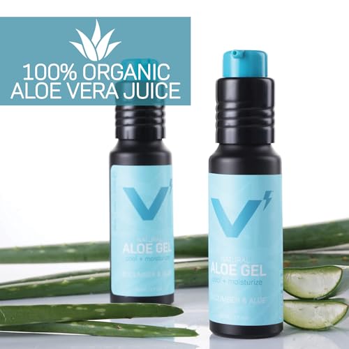 VOLT Organic Aloe Vera Gel for Face & Skin - Soothes, Moisturizes & Refreshes Naturally - 30 Fl. Oz (900ml)