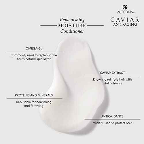 Alterna Caviar Anti-Aging Replenishing Moisture Shampoo/Conditioner, 8.5 fl. oz.