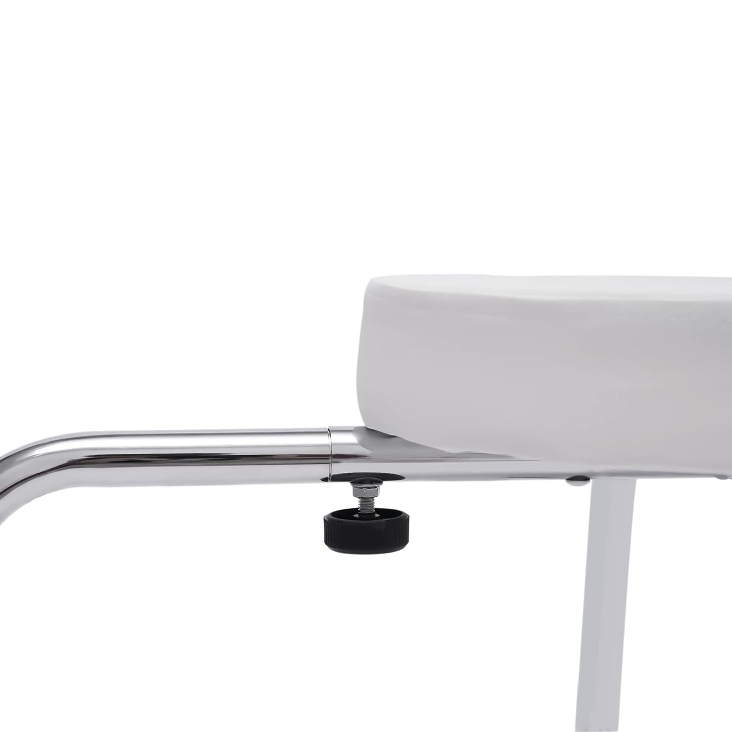 SODONAD Salon Pedicure Stool, Pedicure Foot Rest Stool Chair, Height Adjustable Leg Rest PVC Leather Pad Foot Rest Chair for Manicurists, Pedicurists, Tattoo Artists, Makeup Artists