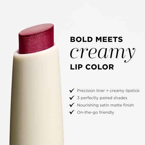HALEYS Re-mark Dual Ended 2-in-1 Lipstick & Liner (Cupid), Nude Pink Lip Combo Sets, Creamy Matte Moisturizing Lipstick for Women, Precision Lip Liner, Expertly Paired Lip Liner and Lip Stick Combo