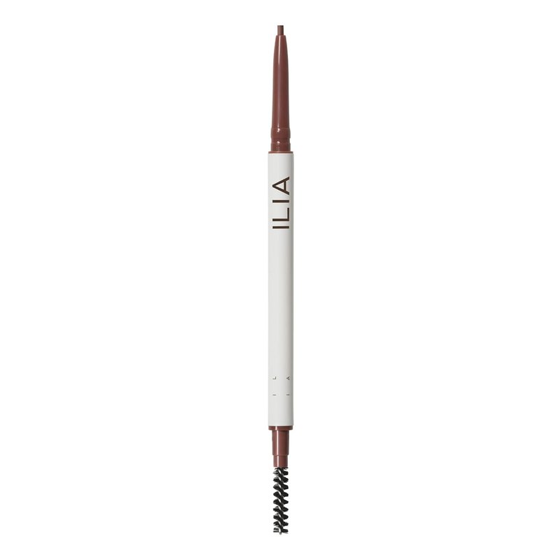 ILIA - In Full Micro-Tip Brow Pencil with Spoolie | Buildable, Fade-Resistant Formula | Vegan, Non-Toxic, Auburn