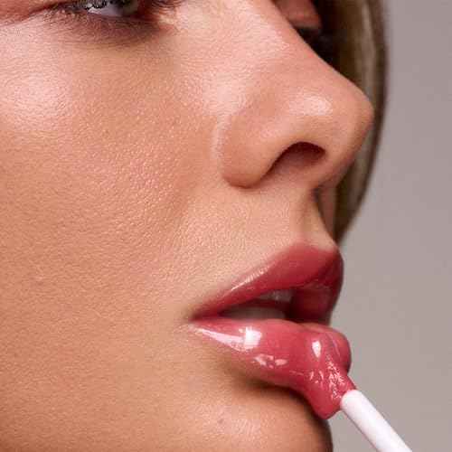Ogee Beyond Clean Lip Gloss - Certified Organic Lip Gloss for Women - Effortlessly Plump, Hydrate & Add High-Shine Color, Cosmo - Sheer Delicate Pink