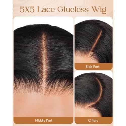 Alididi 10inch Bob Wig Human Hair SKINLIKE Real 5x5 HD Lace Closure Wigs Human Hair 200% Density Bob Wigs 15A Straight Wig 0.10mm Ultra-Thin HD Lace Pre Plucked Tiny Knots (5x5 Glueless Wig)