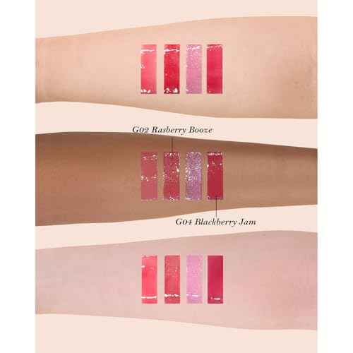 Flower Knows Violet Strawberry Rococo Gift Box Set,7-Piece Makeup Box with Mirror,Lip Gloss¡¿2+Blush¡¿2+Blush Brush¡¿1+Hair Clip¡¿1+Gift Box¡¿1,Perfect Makeup Gift for Girls & Women