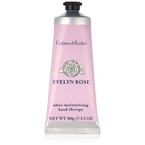 Crabtree & Evelyn Evelyn Rose Ultra-Moisturising Hand Cream Therapy, 3.5 oz