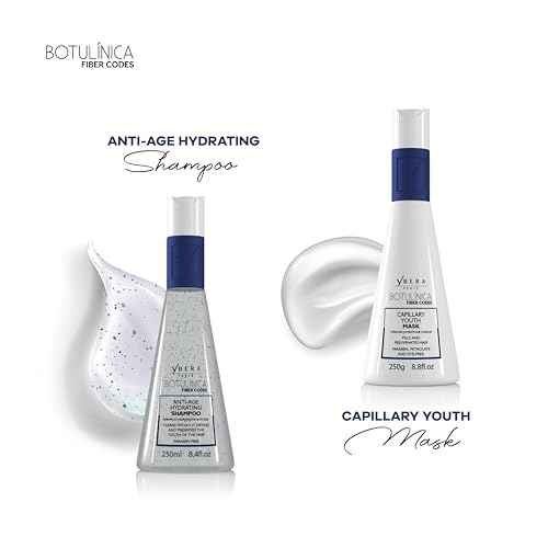 Ybera Paris Botulinum Capillary Home Care Duo Shampoo 8.4 Oz & Force Mask 8.8 Oz | Removes Volume & Rough Ends | Stimulates Keratin Production | Grape Scent | All Hair Types