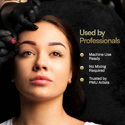 M - Microblading Ink Set - 7 Medical-Grade Pigments - Professional Permanent Makeup Ink for Eyebrows