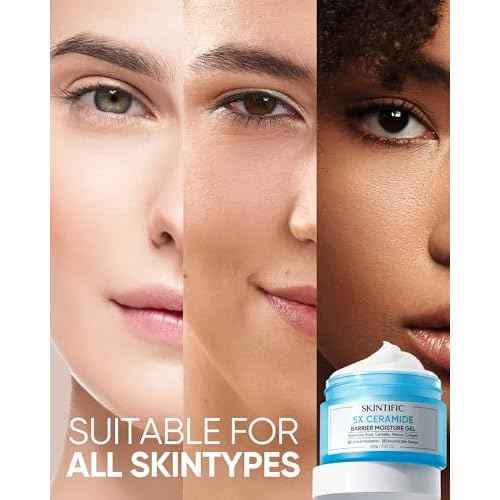 5X Ceramides Moisture Barrier Cream, Hydrating Skin Barrier Repair Face Moisturizer for All Skin Types with Hyaluronic Acid & Centella, Daily Moisturizer, Non-Comedogenic