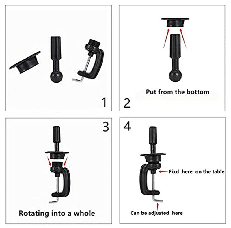 African American Mannequin Head - 100% Human Hair Cosmetology Afro Styling & Braiding Practice | Includes Clamp Holder
