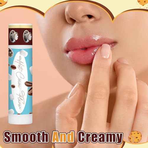 150pcs Christmas Peppermint Flavor Lip Balms Gift Bulk Candy Gingebread Hot Cocoa Cookie Cinnamon Flavor Lip Balm Favor Christmas Party Gift Stocking Stuffer for Coworker Staff Employee (Cute)