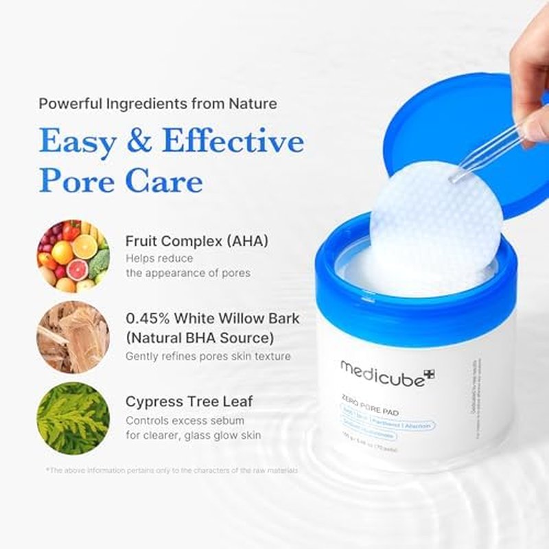 medicube Affordable Value Trio for Pore & Texture Care: Zero Pore Pads 2.0 and Zero Exosome Shot 7,500 PPM Spicule Facial Serum and Collagen Jelly Cream (110ml) | Korean Skincare, Gifts for Women