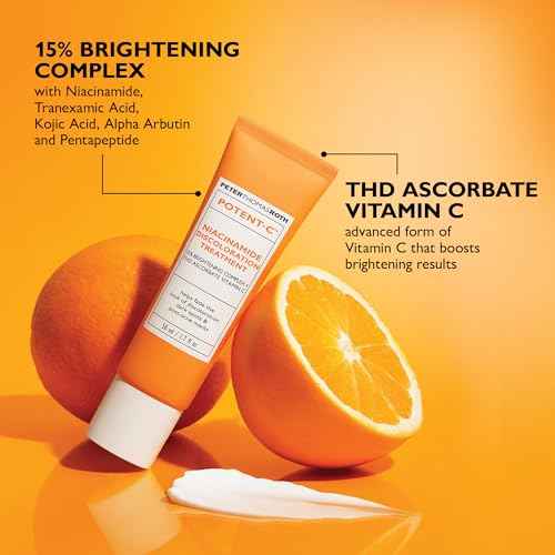 Peter Thomas Roth | Potent-C Niacinamide Discoloration Treatment for Discoloration, Dark Spots and Post-Acne Marks, Intensive Brightening Treatment with Vitamin C and Niacinamide