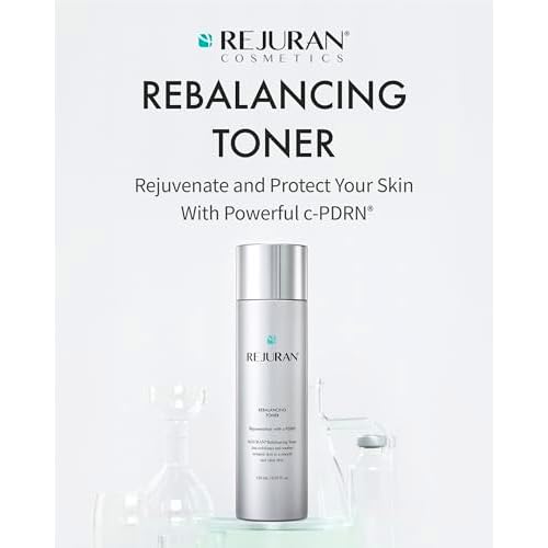 REJURAN¢ç Rebalancing Toner, c-PDRN¢ç ? Salmon DNA Hydrating & Soothing Facial Toner for Skin Texture, Pore Care & Barrier Support with Salmon DNA. Korean Skin Care (4.05 fl oz)