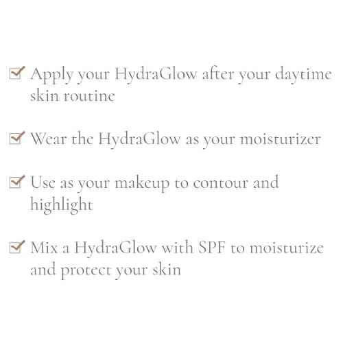 Glowbiotics Probiotic HydraGlow Illuminating Serum Pink: Hydrating Dew Drops for Radiant Skin, Illuminating Glow Enhancer with Hyaluronic Acid and Probiotics, 1 Fl Oz