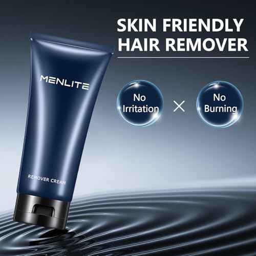 Hair Remover Body Cream, Quick and Easy Skin Friendly Hair Remover for Men & Women, Suitable for Arms Legs Chest and Public Area, Painless, Soothing(Grey, 3.38 Fl Oz (Pack of 1))