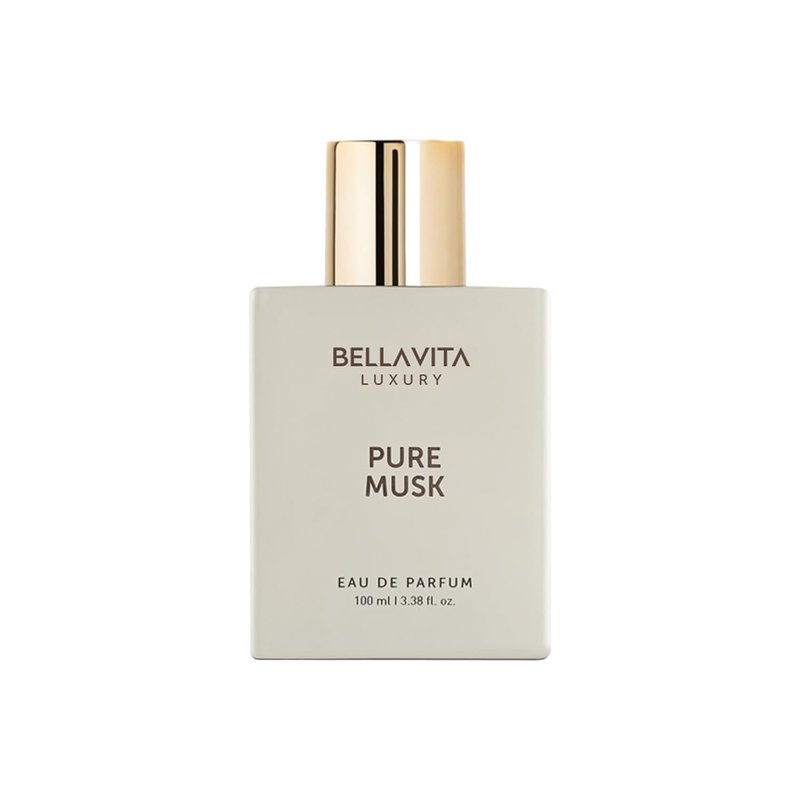 Bellavita Luxury Pure Musk Eau de Parfum - Long Lasting Unisex Fragrance | 100 ml | Floral & Woody Notes