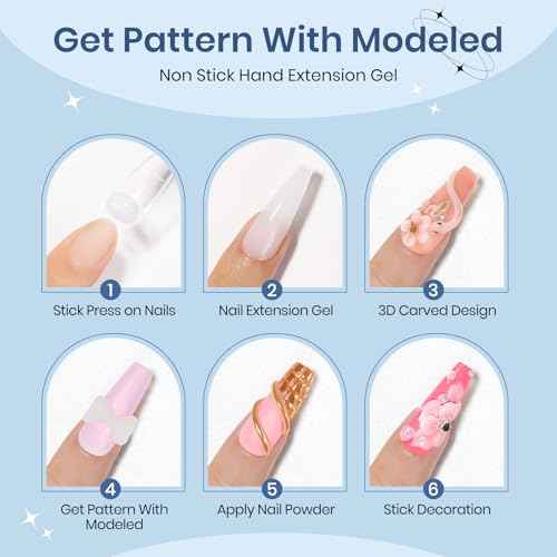Solid Builder Gel for Nails, White 60g/2.1oz, 3D Sculpting Gel for Nail Art, No Stick Hand Hard Gel for Nail Extension, Nail Carving, 5D Patterns, Embossing Nail Decoration Soak Off UV LED
