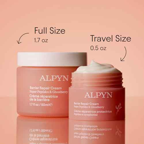 Alpyn Super Peptide & Ghostberry Moisturizer for Eczema, Barrier & Wrinkle Repair | Calm & Soothe Against Redness & Irritation (0.5 Oz)
