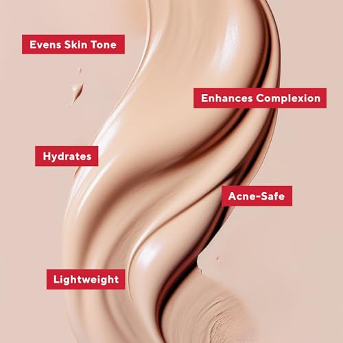 MIRABELLA - Invincible for All HD Liquid Foundation, Moisturizing Face Products for All Skin Types, Full-Coverage Lightweight Foundation Makeup, Moisturizing & Hydrating Beauty Care, Dark V