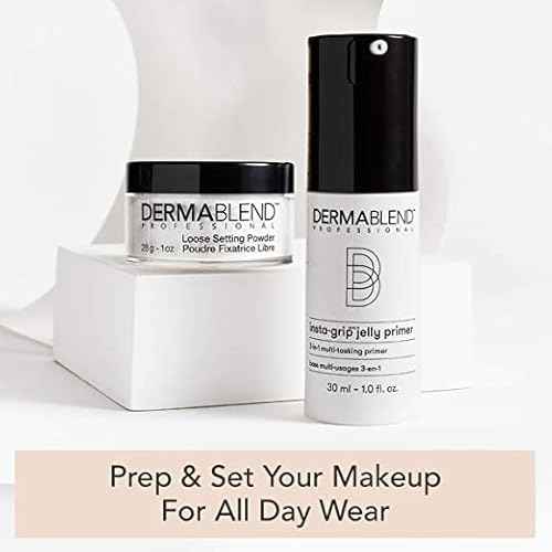 Dermablend Loose Setting Powder, Face Powder Makeup & Finishing Powder for Light, Medium & Tan Skin Tones