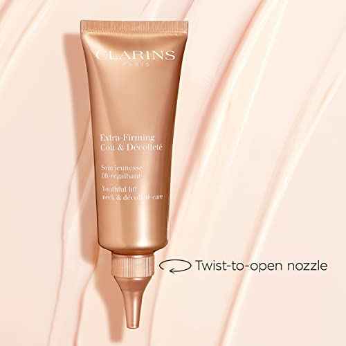 Clarins Extra-Firming Neck and D?collet? Cream | Award-Winning | Anti-Aging Moisturizer | Visibly Firms, Smoothes and Lifts | Minimizes Appearance Of Wrinkles | Targets Dark Spots | 2.5 Ounces