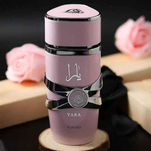 Lattafa Yara for Women Eau de Parfum Spray, 3.4 Ounce (Pack of 3)
