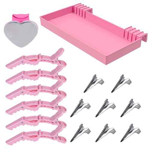 Braiding Rack Tray and Tools Set, Compatible with Yumkfoi Braiding Hair Rack, Making All the Tools Accessable, Save Your Time