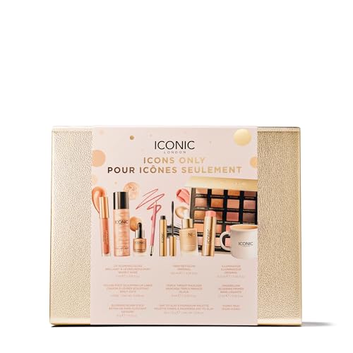 ICONIC LONDON Luxury Makeup Set for Glowy, Radiant Skin and Highlighted Finish, Perfect for Gifting, Long-Lasting, Cruelty-Free, Vegan Makeup