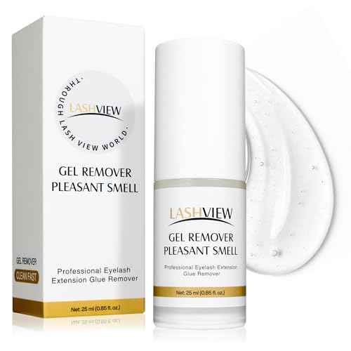 LASHVIEW Sensitive Lash Remover for Lash Extensions - Clear Eyelash Extension Remover Gel 25ml