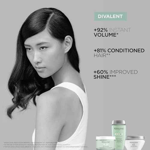 Kerastase Specifique Balancing Shampoo For Oily Scalp & Hair - Cleanses Oil From Roots and Hydrates Dry Hair Ends