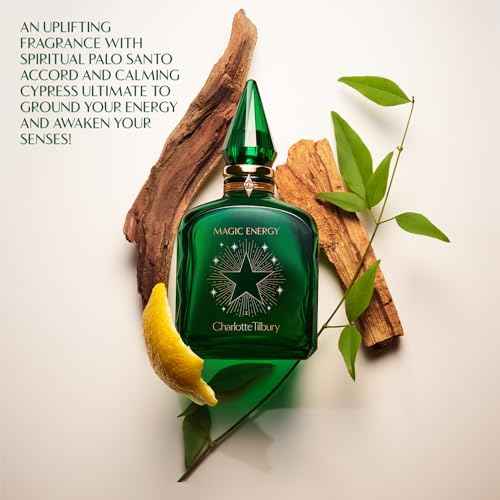 Charlotte Tilbury Magic Energy Eau De Parfum - Pheromone Enhancing Woody Perfume Enriched with Naturally-Derived Oil - Long-Lasting Scent with Notes of Bergamot, Cashmere Wood & Palo Santo