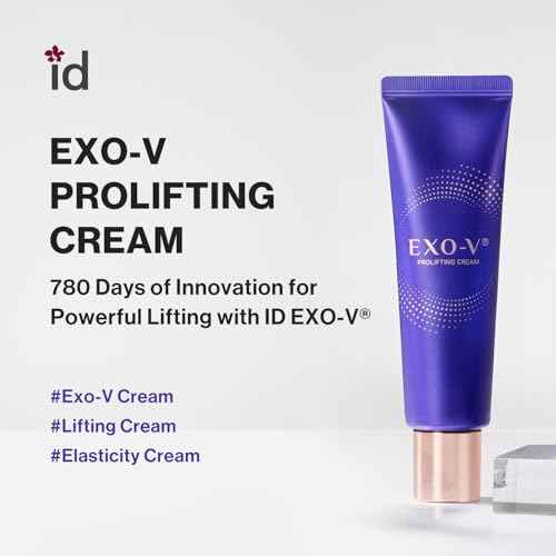 idplacosmetics id EXO-V Prolifting Cream 1.7 fl.oz (50 ml) ? Exosome Cream 10,000 PPM with Sodium DNA (PDRN) & ID Booster Liposome, Hydro LC Gel Matrix, Korean moisturizer, after microneedling