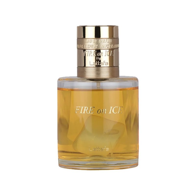 Lattafa Fire On Ice – Fruity, Spicy, Woody, Ambery – Eau de Parfum Spray Long-Lasting Fragrance for Unisex, 3.71 Ounce / 110 ml
