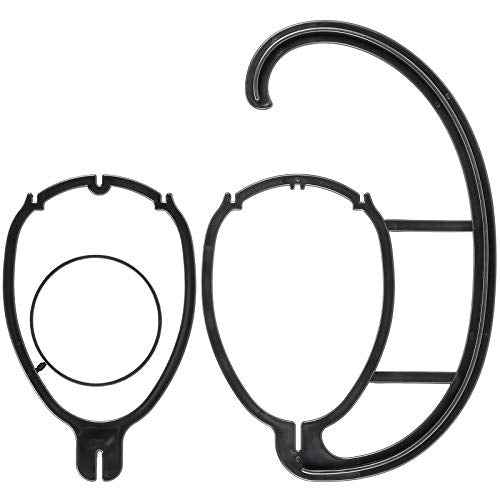 8 Pack Wig Hanger, Wig Rack for Multiple Wigs and Hats, Portable Collapsible Wigs Hanging Stand, Black