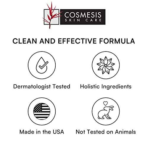 Cosmesis Vitamin C Serum: Rejuvenate & Protect Skin with 12% Concentrated Vitamin C & Antioxidant Tea Extracts for Brighter, Healthier Skin - 1 fl oz.