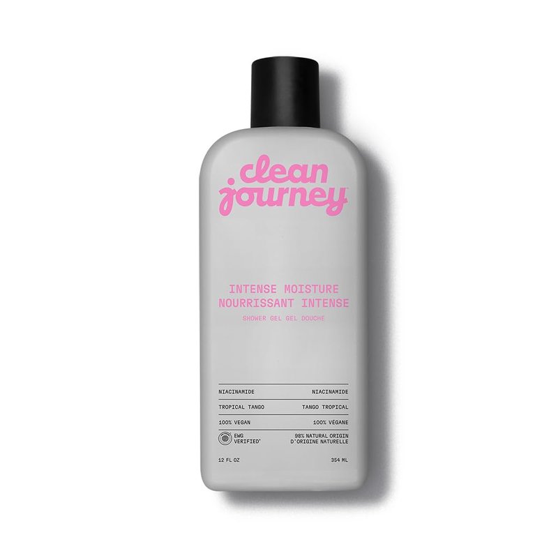 Body Wash - EWG Verified Shower Gel with Niacinamide & Glycerin | Vegan Intense Moisture, Tropical Tango, 12 Fl Oz