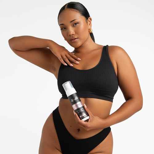 Loving Tan Platinum Self Tanning Mousse, Dark - Streak Free, Natural Looking, Professional Quality Sunless Tanner- 10+ Self Tan Applications per Bottle, Cruelty Free, Naturally Derived DHA- 6.7 Fl Oz