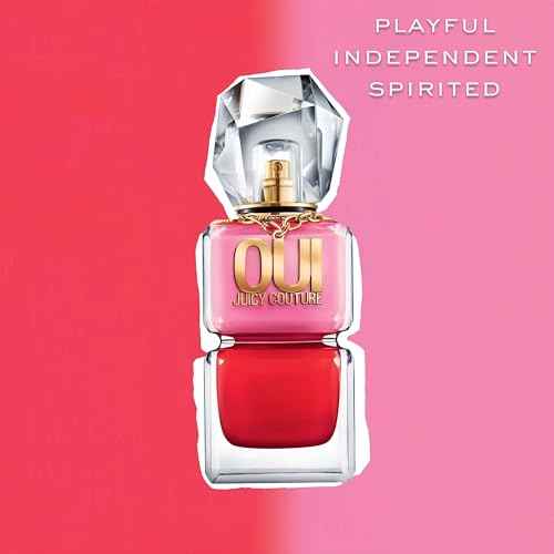 Juicy Couture Oui Eau De Parfum, Women's Perfume with Notes of Watermelon, Jasmine & Techno Woods, Fruity & Floral, Gift for Her