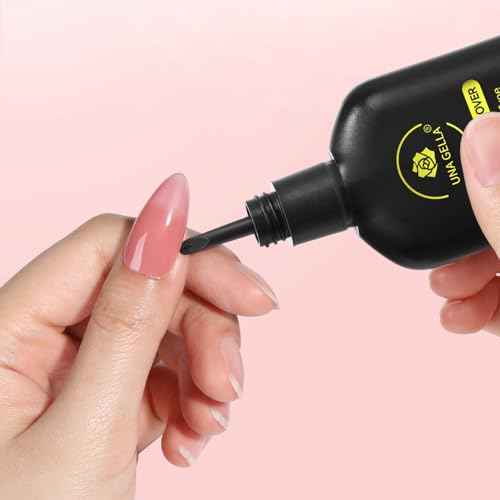 UNA GELLA Inbuilt Crowbar Press On Nail Glue Remover 30ML Acetone-Free Gentle Soak Off Gel Nail Glue Polish Remover for Nail Tip Adhesive Glue Easily Home DIY Not for U V Cured Gel