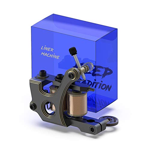 STIGMA Tattoo Machine CNC Carved from Italy Handmade Tattoo Coil Machine Gun 10 Wrap Coils for Liner M320