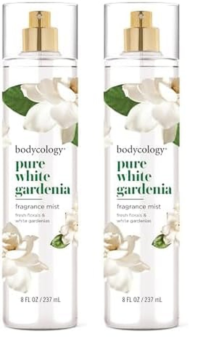 Long-Lasting Fragrance Body Mist | Pure White Gardenia Scent - 8 fl oz (Pack of 2)