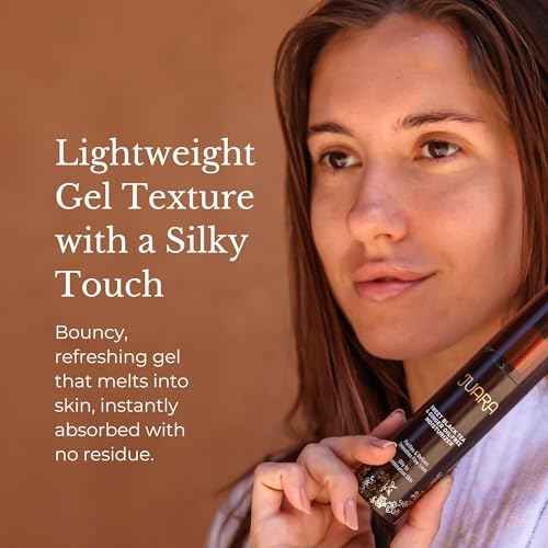 JUARA: Sweet Black Tea & Ginger Oil-Free Moisturizer | Matte Finish Lotion Reduces Shine | Deluxe Moisturizing Facial Treatment | Plumping Hyaluronic Acid | Paraben & Sulfate Free | Vegetarian | 1.7oz