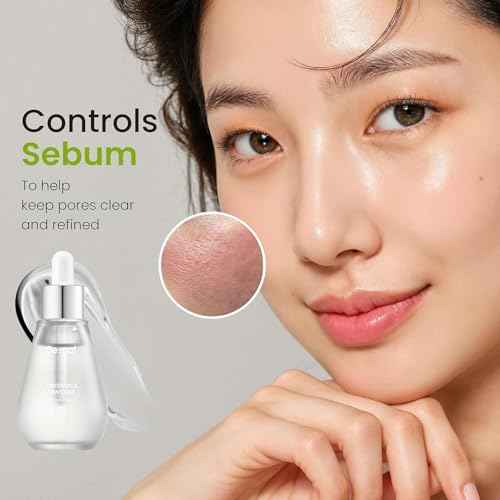 Green Cica Ampoule with 72% Green Tea, Cica & 8-Layer Hyaluronic Acid | Soothing & Sebum Control Pore Serum for Blackheads and Enlarged Pores | For Oily & Combination Skin (1.7 fl oz)