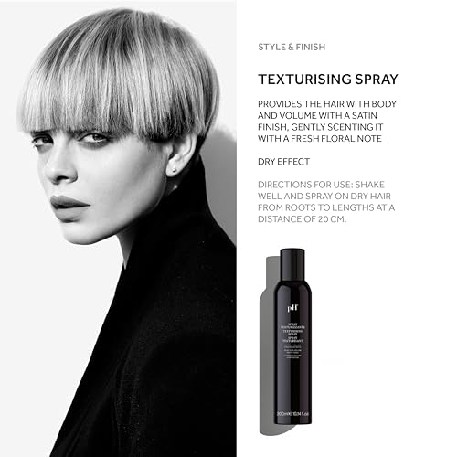 pH PURE HAIR Texturizing Spray for Extra Volume - Matte Finish Hair Spray for Fine & Thin Hair, Refreshes Strands with No Residue, Sulfate & Paraben Free, Floral Scent - 10.14 Oz