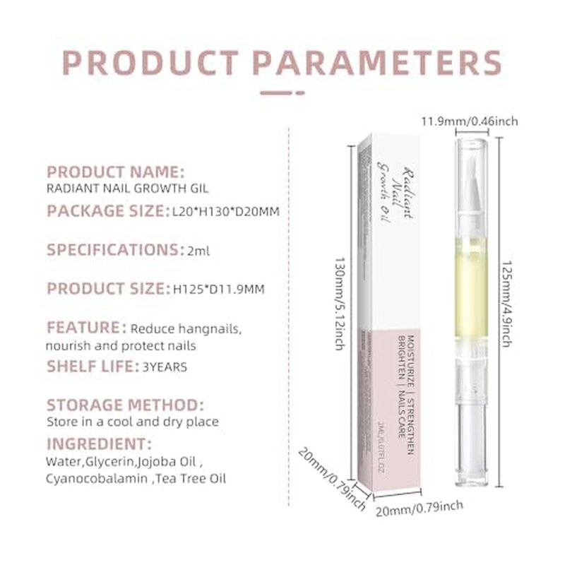 Skiennix Cuticle Oil Pen - Moisturizing Nail & Cuticle Care with Vitamin E & Jojoba | 2-Pack