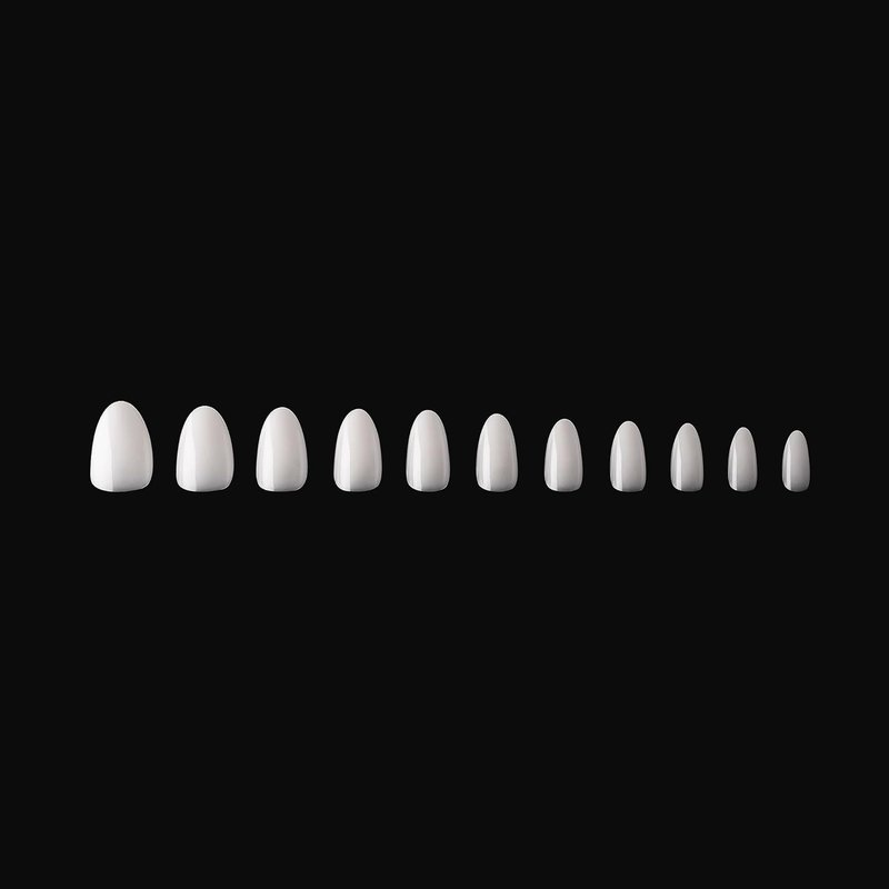 Neutrals Gel-X Nail Tips - Soft Gel Tips Box with 11 Sizes 00-9 | Natural Almond Short (150 Pcs)
