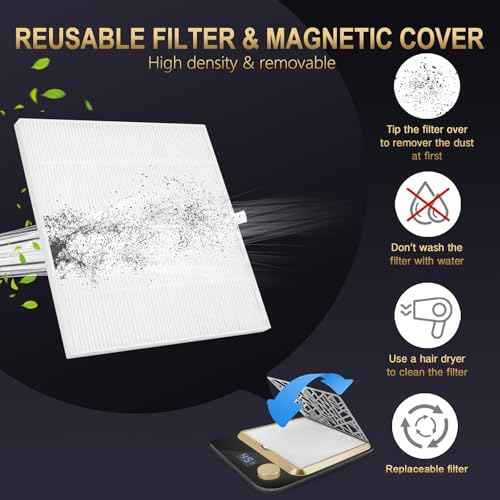 Nail Dust Collector,Powerful Nail Dust Fan with Reusable Filter,Rechargeable Nail Dust Vacuum Cleaner for Acrylic Gel Nails Polishing,Manicure Pedicure,Adjustable Speed