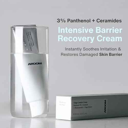 Barrier Repair Cream with Panthenol & Ceramide | Damaged Skin Restore and Deep Hydration | Non-Comedogenic, Fragrance Free, Korean Skincare | Chaga Comfort Cream, 60ml / 2.02 fl oz