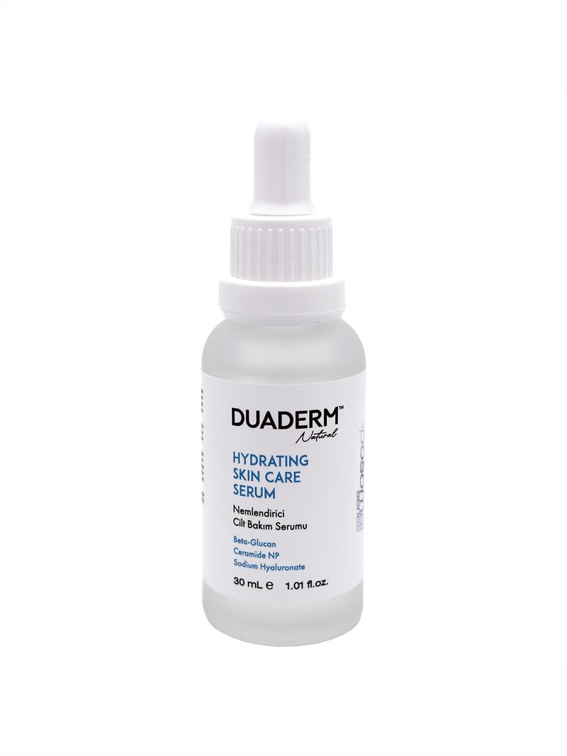 DUADERM Natural Hydrating Skin Care Serum, Deep Hydration 8D Hyaluronic Acid Face Serum, 1.0 fl oz (30 mL)